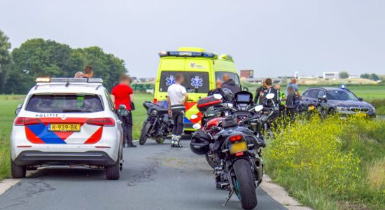 Motorrijder gewond na val in IJlst