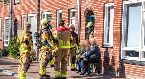 Bewoners ruiken gaslucht in Sneek.