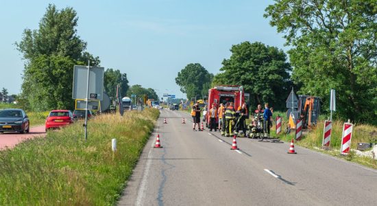 Gaslekkage door graafwerkzaamheden langs de N359 Tjerkwerd