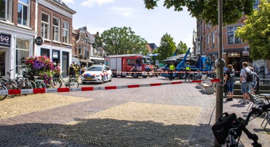 Deel binnenstad afgesloten na gaslekkage in een oud winkelpand
