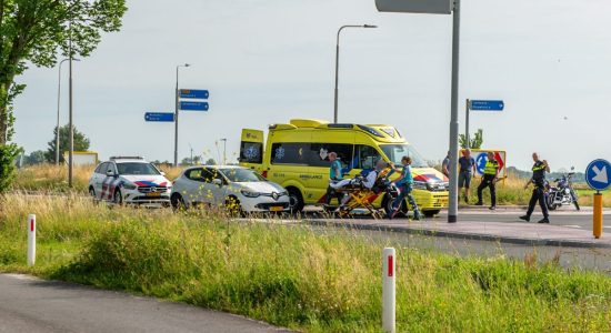 Motorrijder gewond bij eenzijdig ongeval in Tjerkwerd