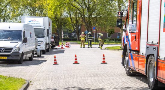 Wegen afgesloten vanwege gaslekkage in Sneek